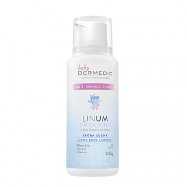 EMOLIENT LINUM BABY Light Body Lotion From The 1st Day Of Life
