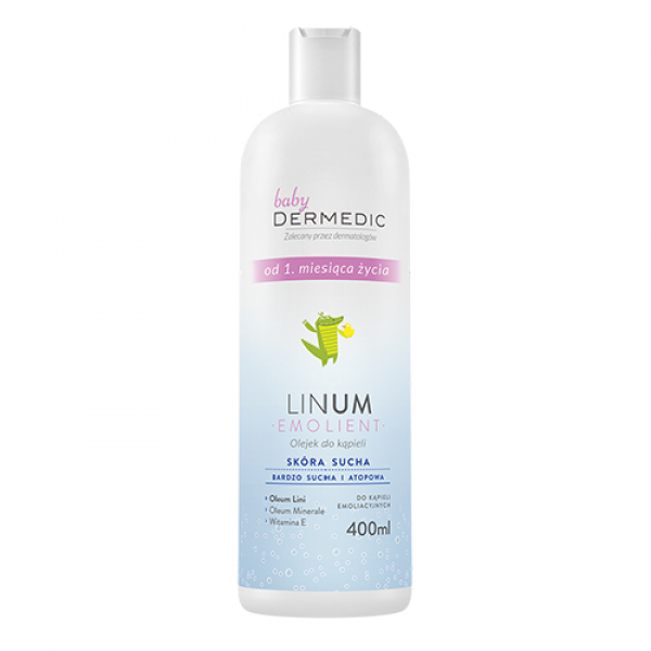  EMOLIENT LINUM BABY Emulsion For Moisturising Baths From The 1st Day Of Life